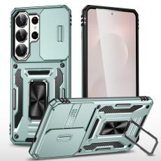 OEM - Mobilskal f&ouml;r Samsung Galaxy S26 Ultra Kickstand PC + TPU - Gr&ouml;n