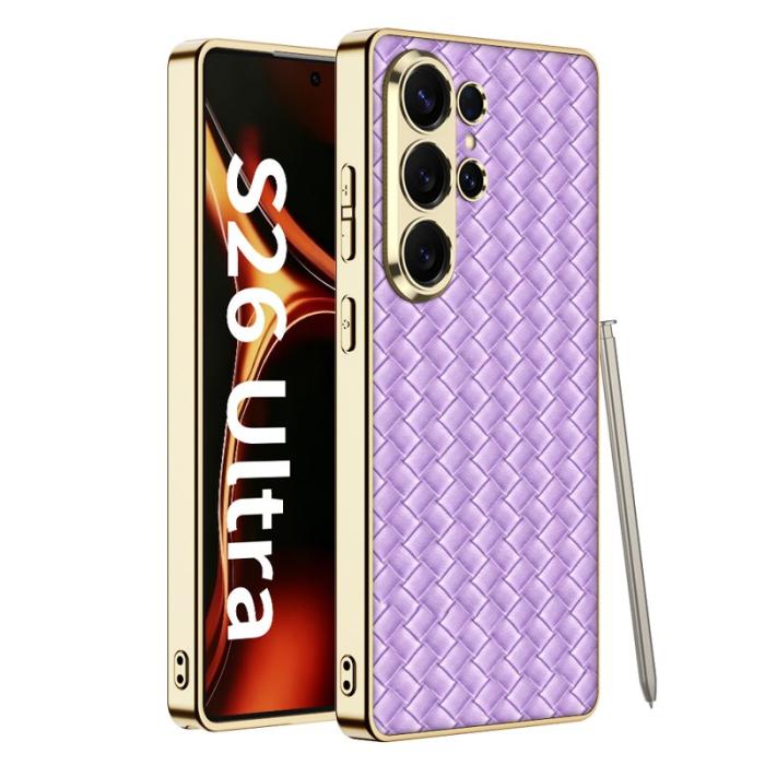 GKK - GKK Mobilskal för Samsung Galaxy S26 Ultra PU + TPU + PC - Lila