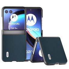 ABEEL - ABEEL Mobilskal till Motorola Razr 40 Ultra 5G &Auml;kta L&auml;der Gr&ouml;n