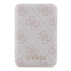 Guess - Guess Tr&aring;dl&ouml;s MagSafe Powerbank 5000mAh 15W 4G Metall Logo - Rosa