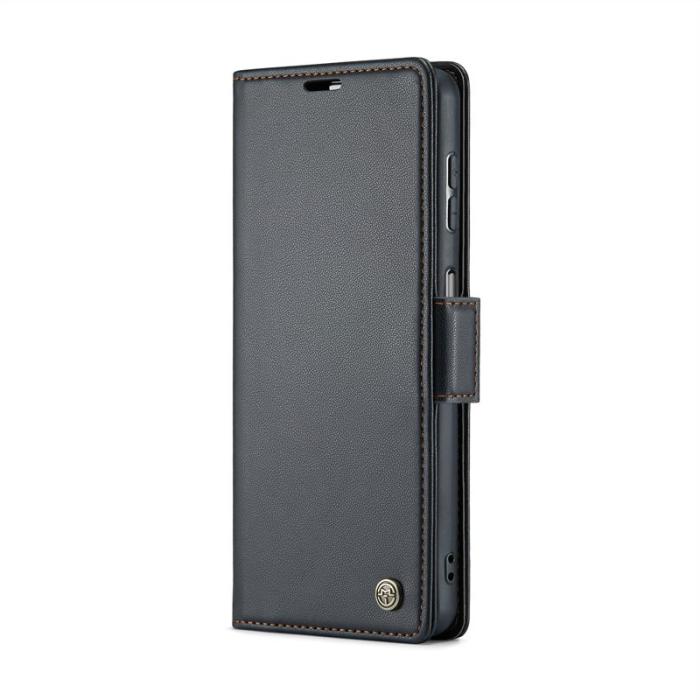 Caseme - CASEME Plånboksfodral Konstläder för Samsung Galaxy A16 5G - Svart