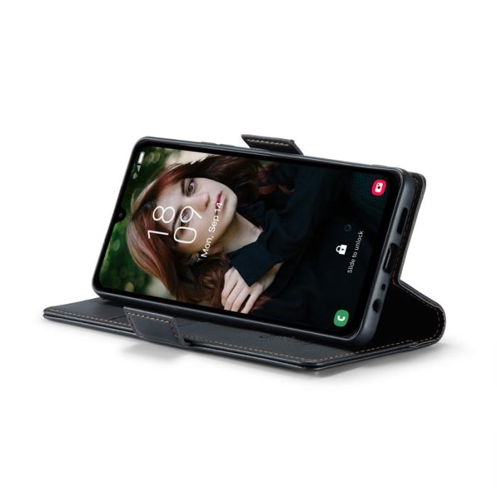 Caseme - CASEME Plånboksfodral Konstläder för Samsung Galaxy A16 5G - Svart