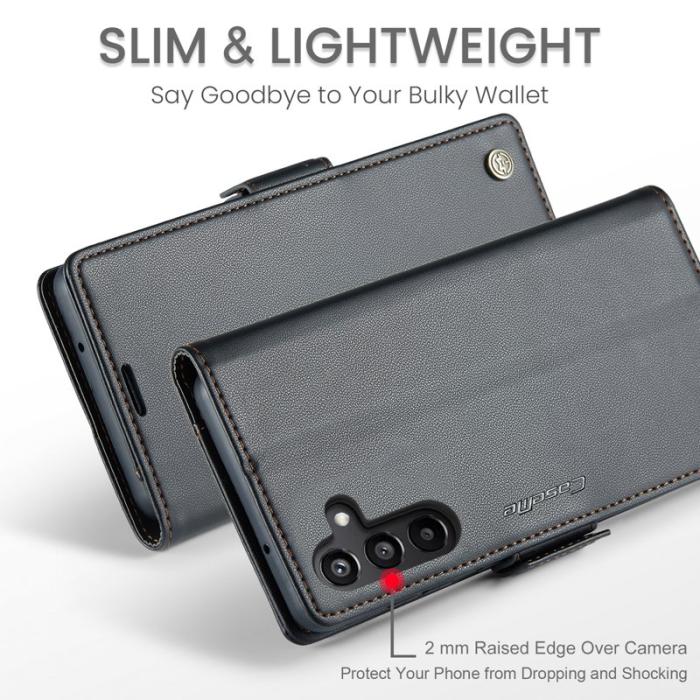 Caseme - CASEME Plånboksfodral Konstläder för Samsung Galaxy A16 5G - Svart