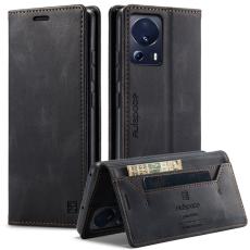 AUTSPACE - AUTSPACE Xiaomi 13 Lite Wallet Fodral KonstL&auml;der - Svart