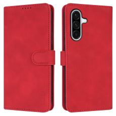 AZNS - AZNS Samsung Galaxy A36 5G Pl&aring;nboksfodral Konstl&auml;der - R&ouml;d