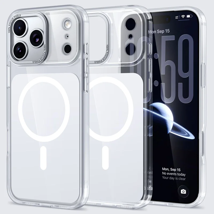 iPhone 17 Pro Mobilskal Magsafe Acrylic (Vit) | 2353 | AlltMobil