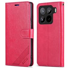 AZNS - AZNS Xiaomi 15 Pro Pl&aring;nboksfodral Anti-Scratch Konstl&auml;der - R&ouml;d