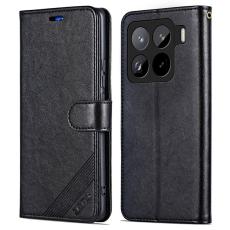 AZNS - AZNS Xiaomi 15 Pro Pl&aring;nboksfodral Anti-Scratch Konstl&auml;der - Svart