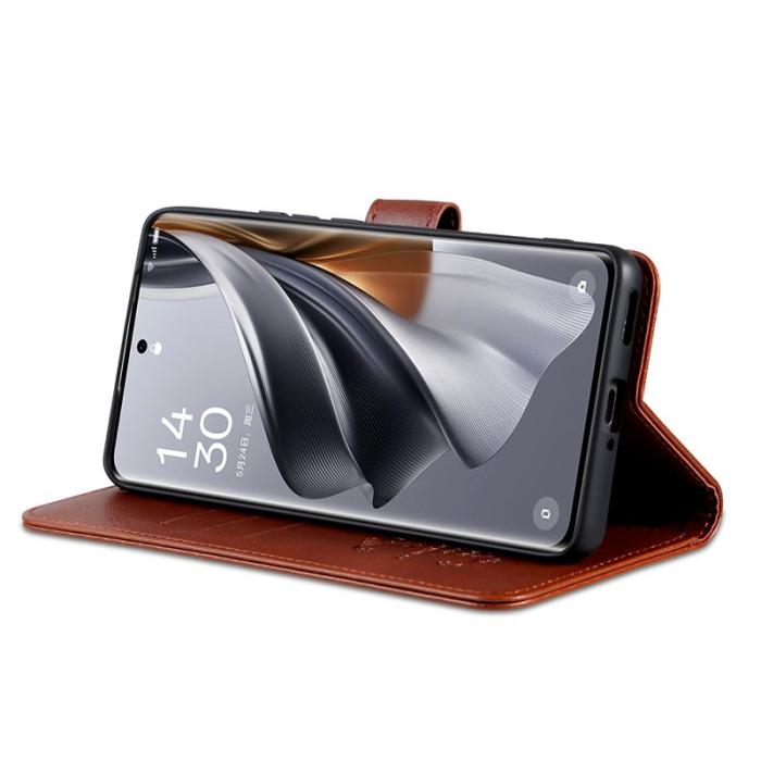 AZNS - AZNS Xiaomi 15 Pro Plånboksfodral Anti-Scratch Konstläder - Brun