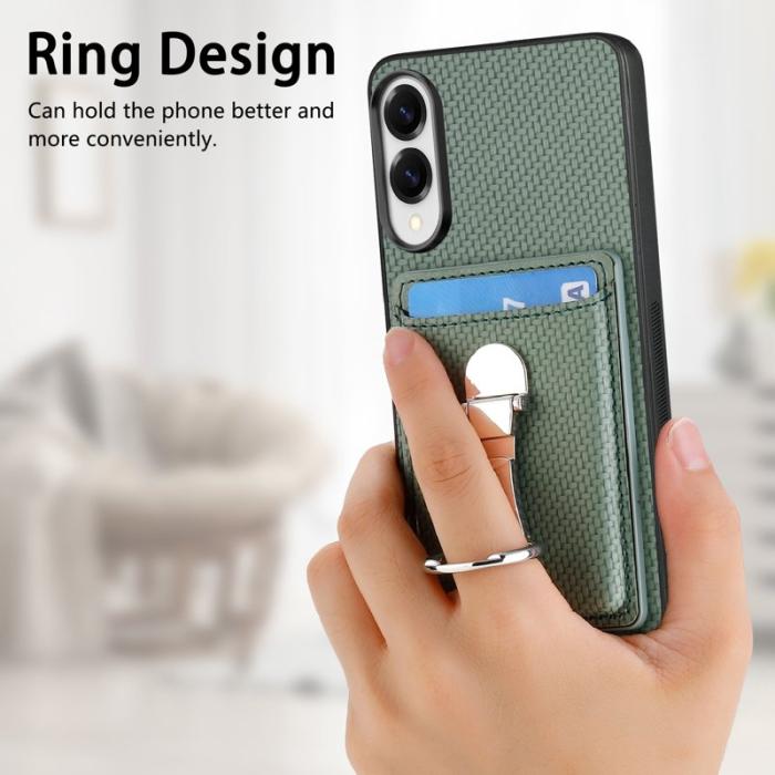 CASENEO - D.G Ming Mobilskal till Samsung Galaxy S25 Edge Äkta läder - Grön