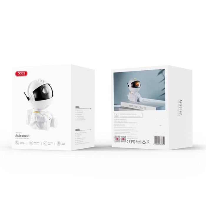 XO - XO Projektor LED Astronaut Stjärna och Galaxer CF4 - Vit