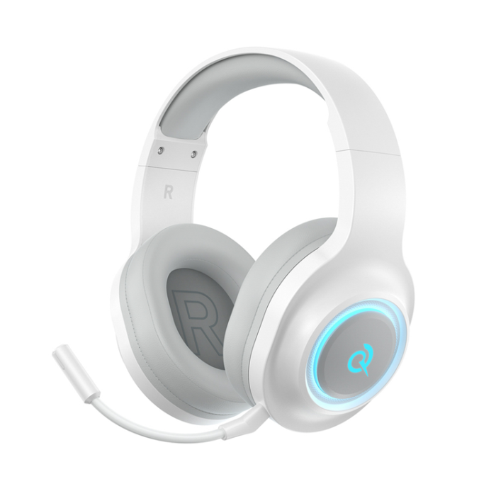 QCY - QCY Trådlös Hörlurar On-Ear Heroad V200 med Detachable Mikrofon - Vit