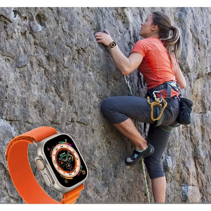 Tech-Protect - Tech-Protect Apple Watch 8/9/10/SE/Ultra 1/2 (44/45/46/49mm) Armband - Svart