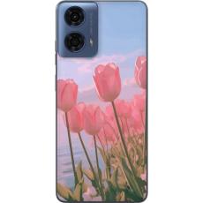 iSecrets - Mobilskal till Motorola Moto G04 med Rosa Tulpaner