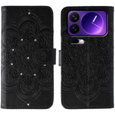 A-One Brand - Xiaomi 17 Pro Max Plånboksfodral Rhinestone Mandala Imprint