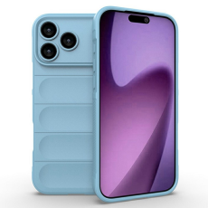 Amorus - AMORUS iPhone 17 Pro Mobilskal Shockproof TPU Rugged - Babyblå