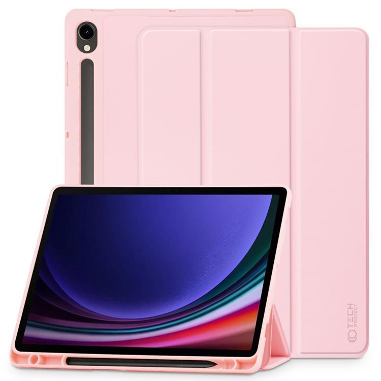 Tech-Protect Galaxy Tab S9 FE Fodral med plats för pennna - Rosa | 2353 | AlltMobil