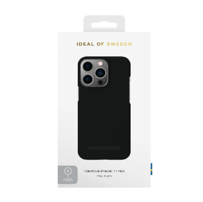 UTGATT1 - Ideal Of Sweden iPhone 14 Pro Skal Sömlös - Coal Svart