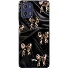 Gustaf - Mobilskal till Motorola Moto G73 med Leopard Bow