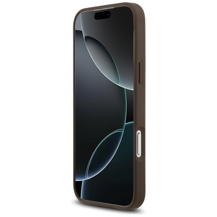 Guess - Guess iPhone 17 Pro Max Mobilskal Ringställ - Brun