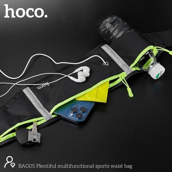 Hoco - Hoco Bältesväska med Vattenflaskhållare BAG05 - Svart
