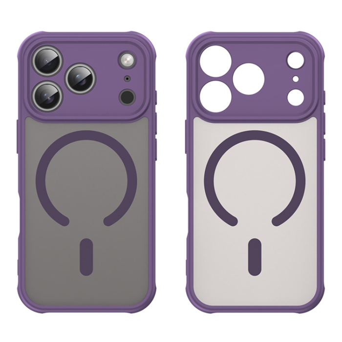A-One Brand - iPhone 17 Pro Mobilskal MagSafe Anti Drop - Lila