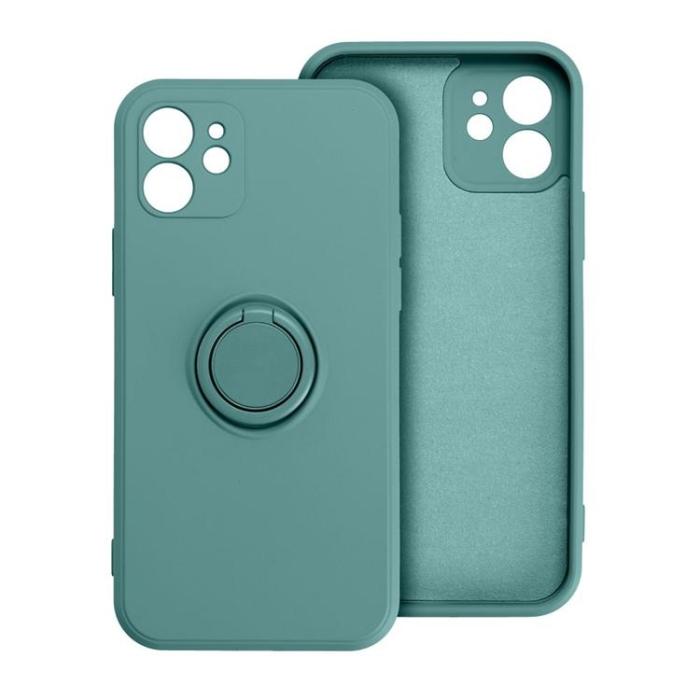 OEM - iPhone 16e Mobilskal Silikon Ring - Grön
