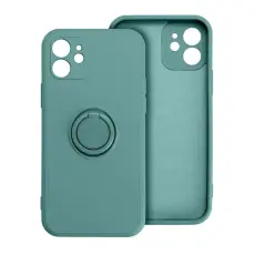 OEM - iPhone 16e Mobilskal Silikon Ring - Grön