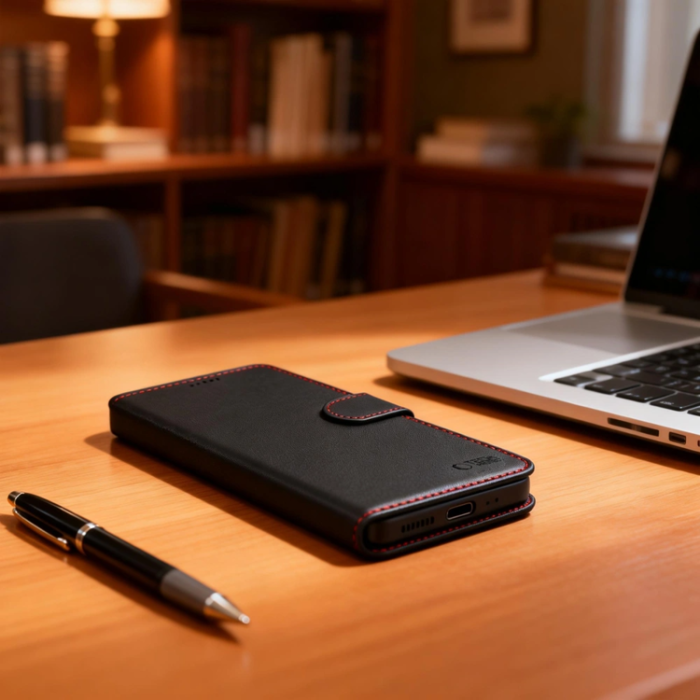 Tech-Protect - Tech-Protect Plånboksfodral För Galaxy A57 5G - Svart/Röd