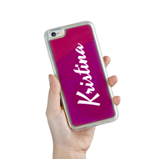 UTGATT5 - Neon Sand skal iPhone 6/6s - Violet