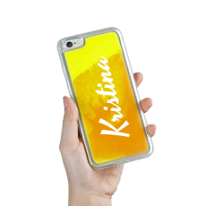 UTGATT5 - Neon Sand skal iPhone 6/6s - Orange