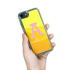 UTGATT5 - Neon Sand skal iPhone 6/7/8/SE 2020 - Orange