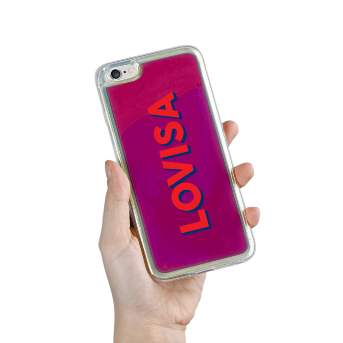 UTGATT5 - Designa Själv Neon Sand skal iPhone 6/6s Plus - Violet