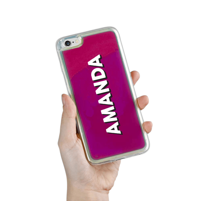 UTGATT5 - Designa Själv Neon Sand skal iPhone 6/6s Plus - Violet