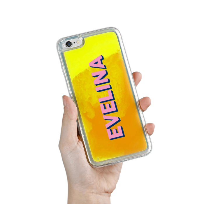 UTGATT5 - Designa Själv Neon Sand skal iPhone 6/6s Plus - Orange