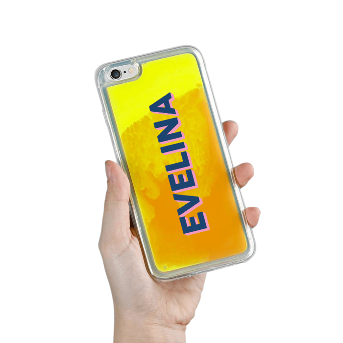 UTGATT5 - Designa Själv Neon Sand skal iPhone 6/6s Plus - Orange