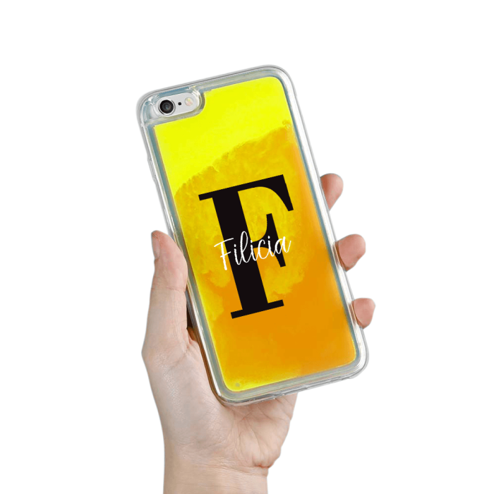 UTGATT5 - Designa Själv Neon Sand skal iPhone 6/6s Plus - Orange