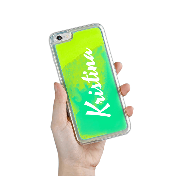 UTGATT5 - Designa Själv Neon Sand skal iPhone 6/6s - Grön