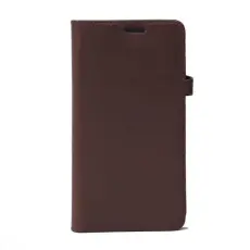 BUFFALO - BUFFALO &auml;kta l&auml;der Pl&aring;nboksv&auml;ska till Samsung S10+ - Brun