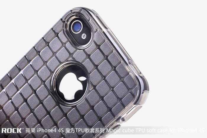ROCK - Rock Flexicase skydd till Apple iPhone 4 och 4S (Clear)