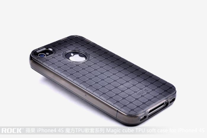 ROCK - Rock Flexicase skydd till Apple iPhone 4 och 4S (Black)