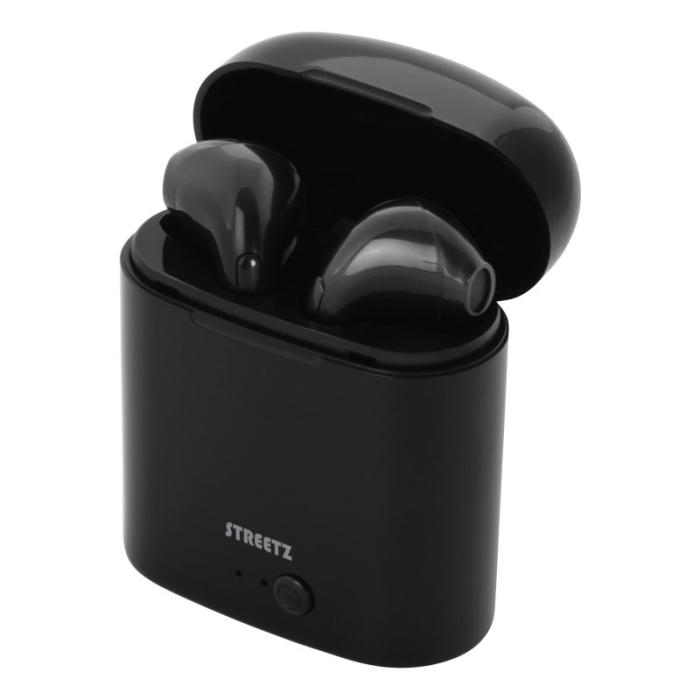 UTGATT1 - Streetz TWS-0007 True Wireless Grand semi-in-ear, fodral, Blk