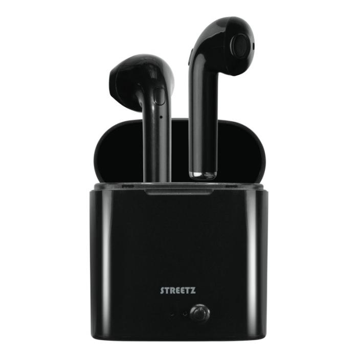 UTGATT1 - Streetz TWS-0007 True Wireless Grand semi-in-ear, fodral, Blk
