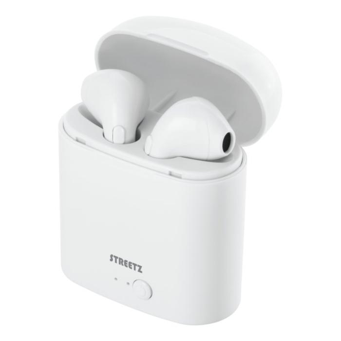 UTGATT1 - Streetz TWS-0008 True Wireless Grand semi-in-ear, Case, Wht
