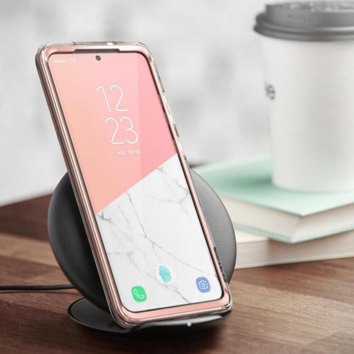 i-blason - SupCase Cosmo mobilskal Galaxy S20 Fe Marmor