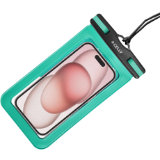 Celly - Celly Splashbag Vattentät Mobilfodral IP68 max 6.9" - Turkos