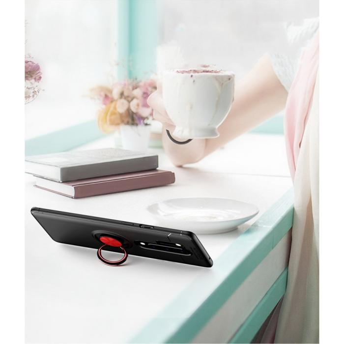 OEM - Finger Ring Skal OnePlus 8 Pro - Svart