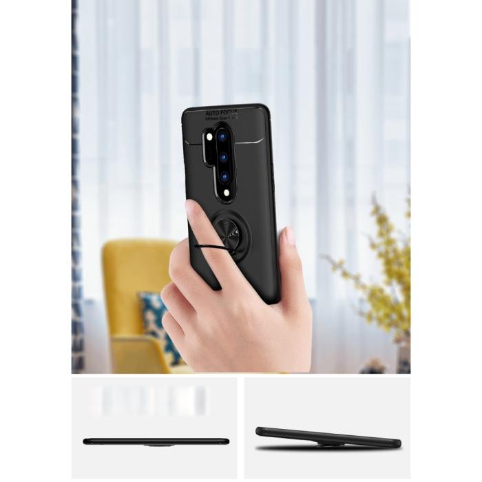 OEM - Finger Ring Skal OnePlus 8 Pro - Svart