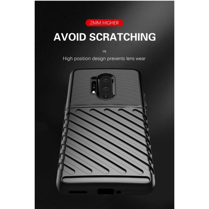 OEM - Thunder Twill Texture Skal OnePlus 8 Pro - Blå