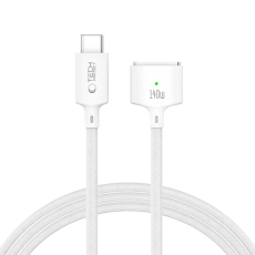 Tech-Protect - Tech-Protect Macbook-Kabel USB-C Till Magsafe 3 140w 2m Ultraboost - Vit
